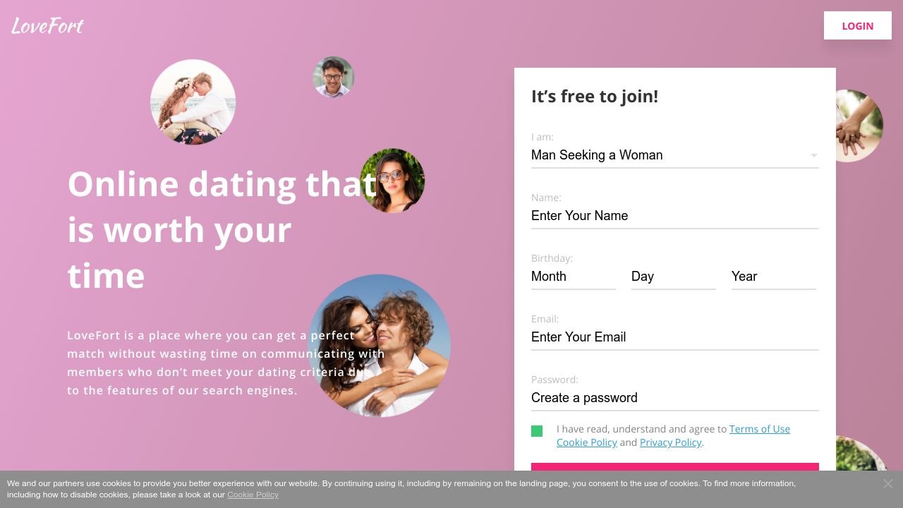 LoveFort Dating Site